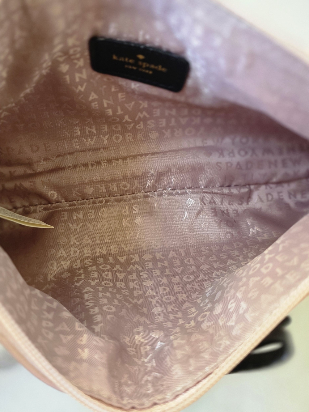 Kate Spade Mavis Street Amy Glitter Crossbody Bag Rose Gold - Picture 11 of 12